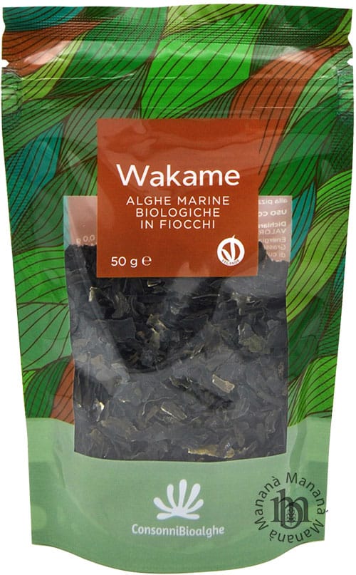 Consobbi Bioalghe Wakame Fiocchi Bio 50 g.