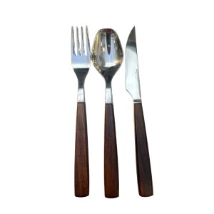 Montana Set Posate Manico in Legno