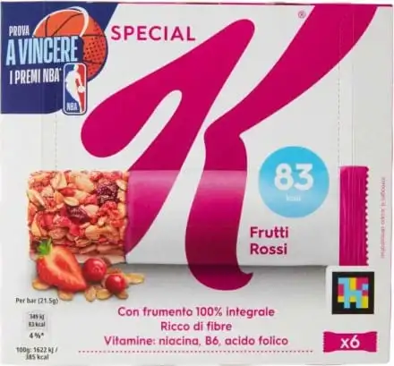 KELLOGG’S SPECIAL K BARRETTA FRUTTI ROSSI 129GR - immagine 2