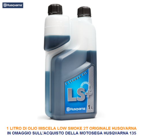 Husqvarna MOTOSEGA PROFESSIONALE MOTORE – OLIO OMAGGIO mod. 135 MARK II - immagine 3