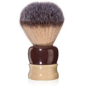 Fine Shave Brush Stout Red/White