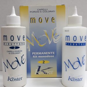 KOSTER KIT PERMANENTE MONODOSE 2  PER CAPELLI POROSI E COLORATI