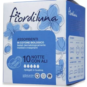 Assorbente notte con ali Fiordiluna