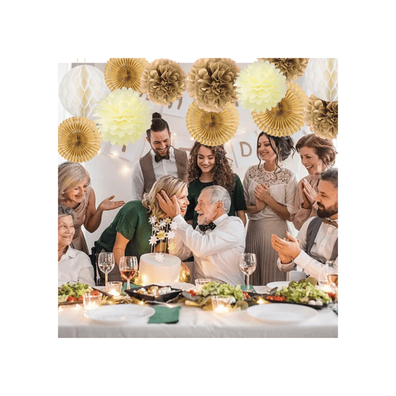 Decorazione per Feste Rosone Nero 4pz - immagine 5