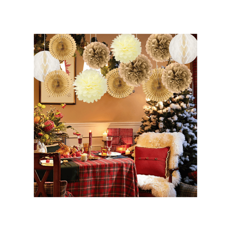 Decorazione per Feste Rosone Nero 4pz - immagine 6