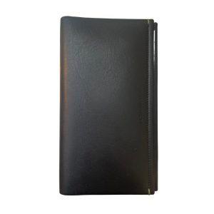 Spalding & Bros Agenda Tascabile in Pelle Nera Spiral