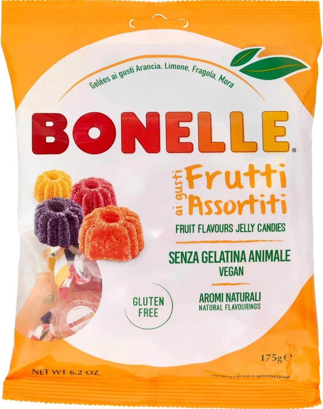 LE BONELLE CARAMELLE FRUTTA 175GR