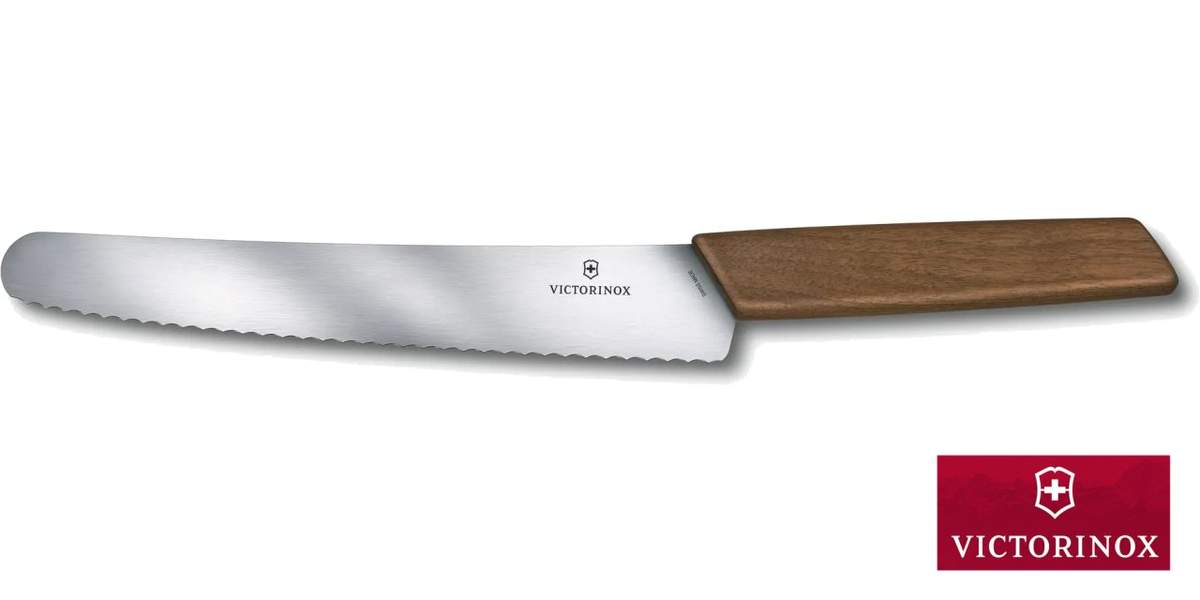 Coltello da pane Victorinox 6.9070.22WG Swiss Modern Wood - immagine 3