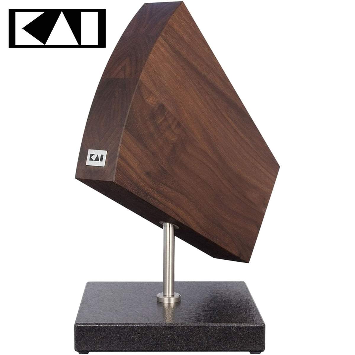 Ceppo portacoltelli girevole in Noce Kai DM-0799 - immagine 3