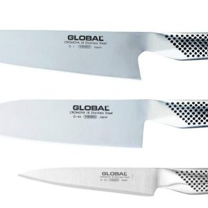 Set 3 coltelli Serie G Global