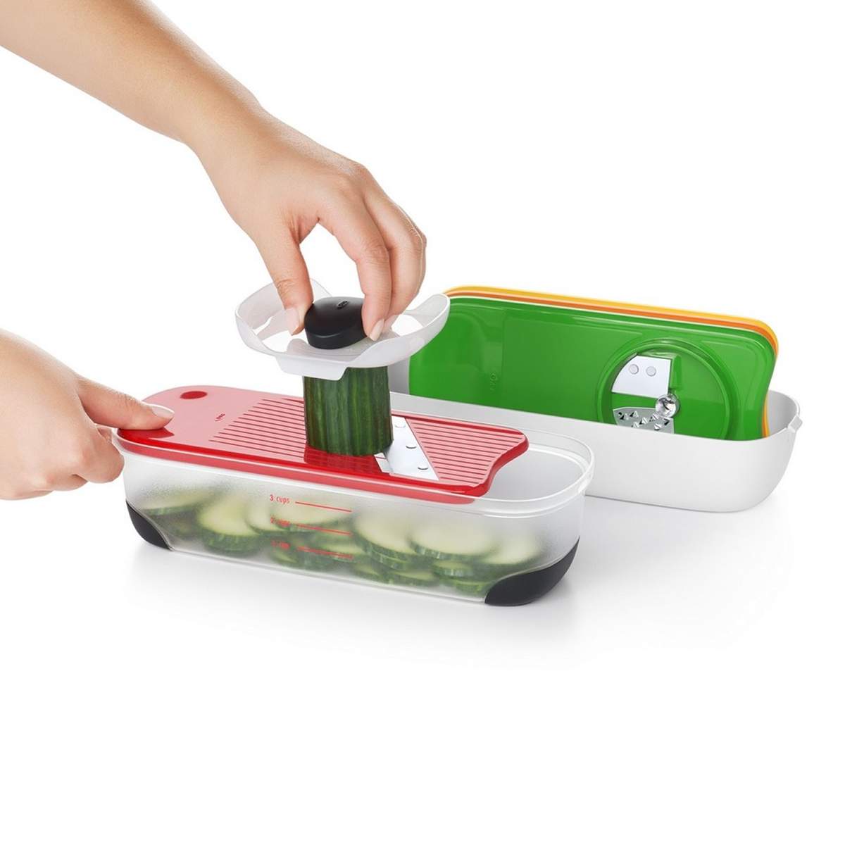 Set affettaverdure a spirale e grattugie Oxo 11243900 - immagine 2