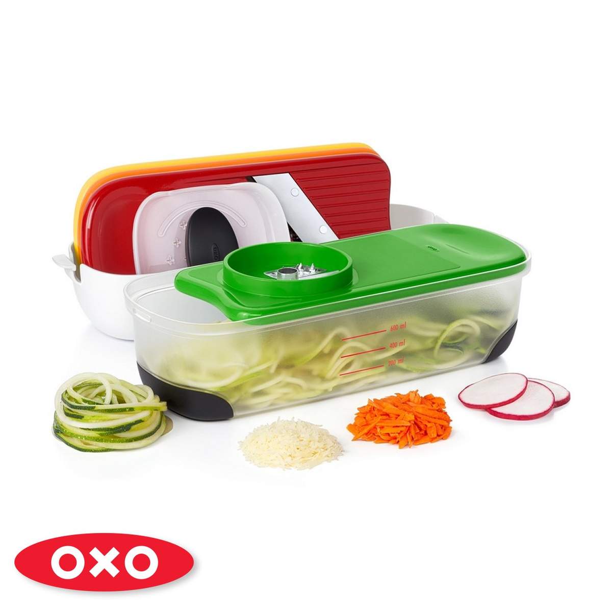 Set affettaverdure a spirale e grattugie Oxo 11243900 - immagine 4