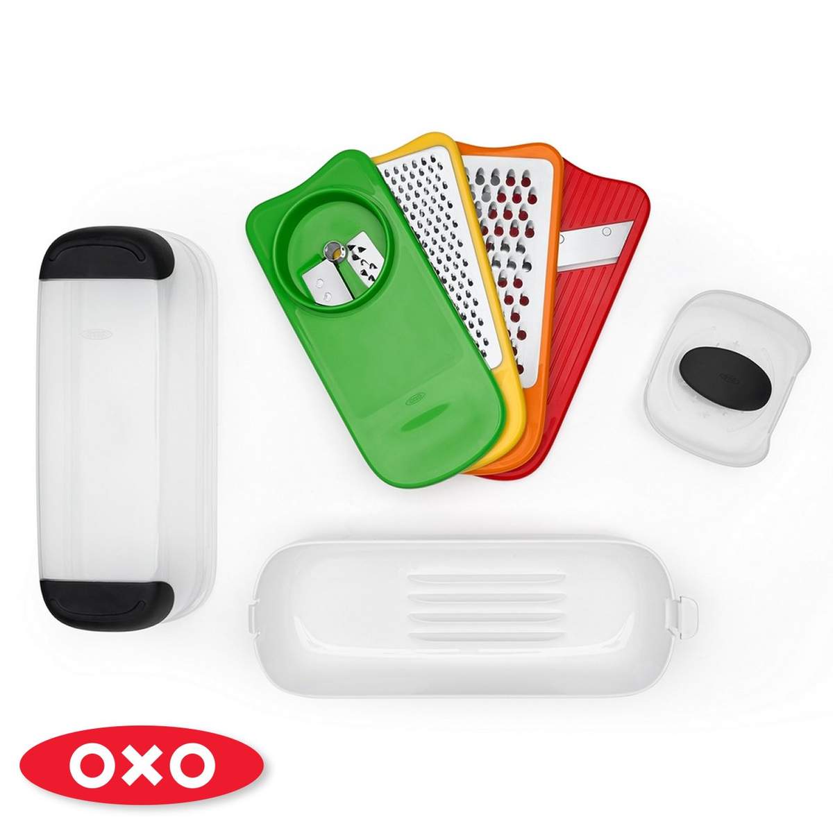 Set affettaverdure a spirale e grattugie Oxo 11243900 - immagine 5