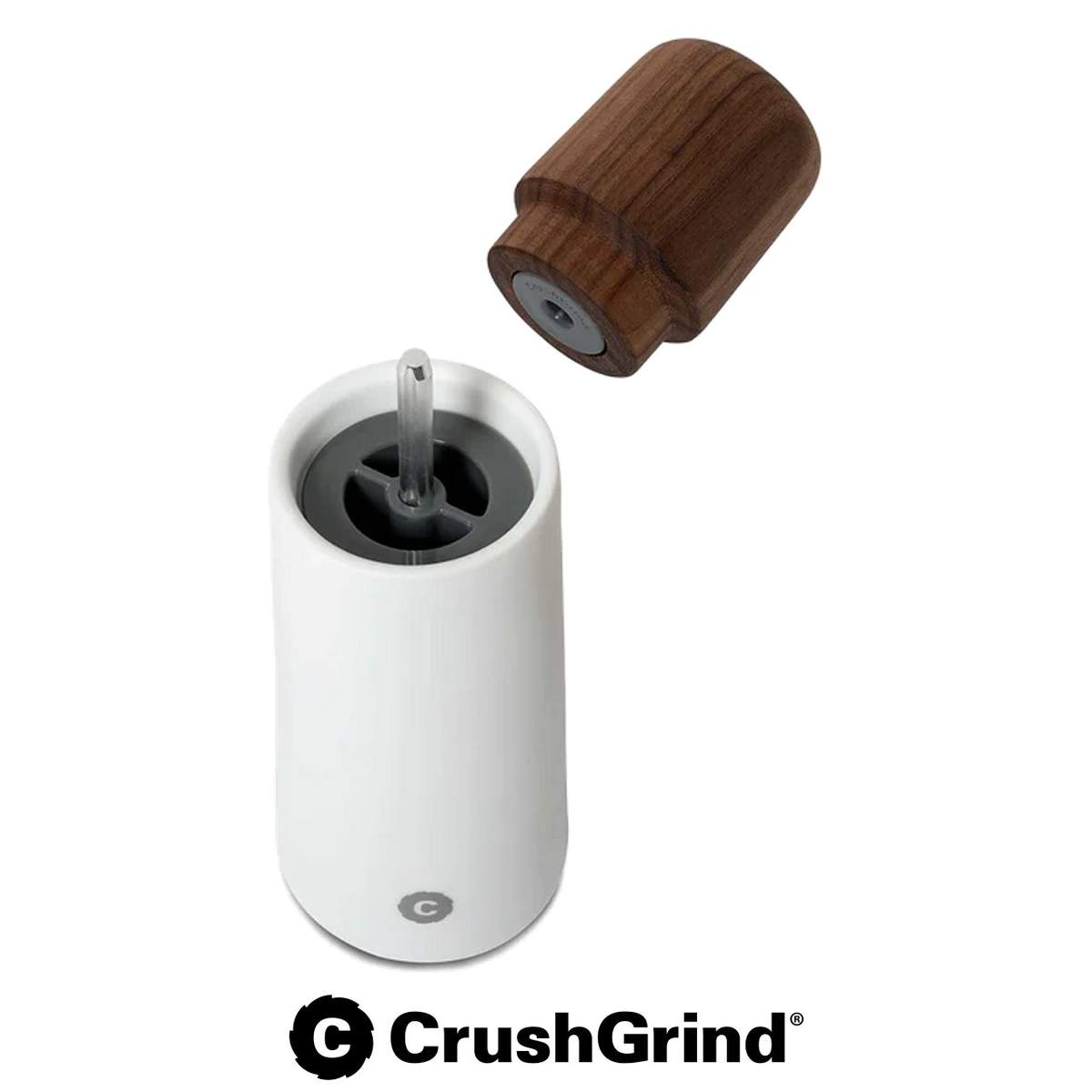 Set of 2 sale e pepe Stockholm in ceramica white CrushGrind CGSTO17WHPW - immagine 5