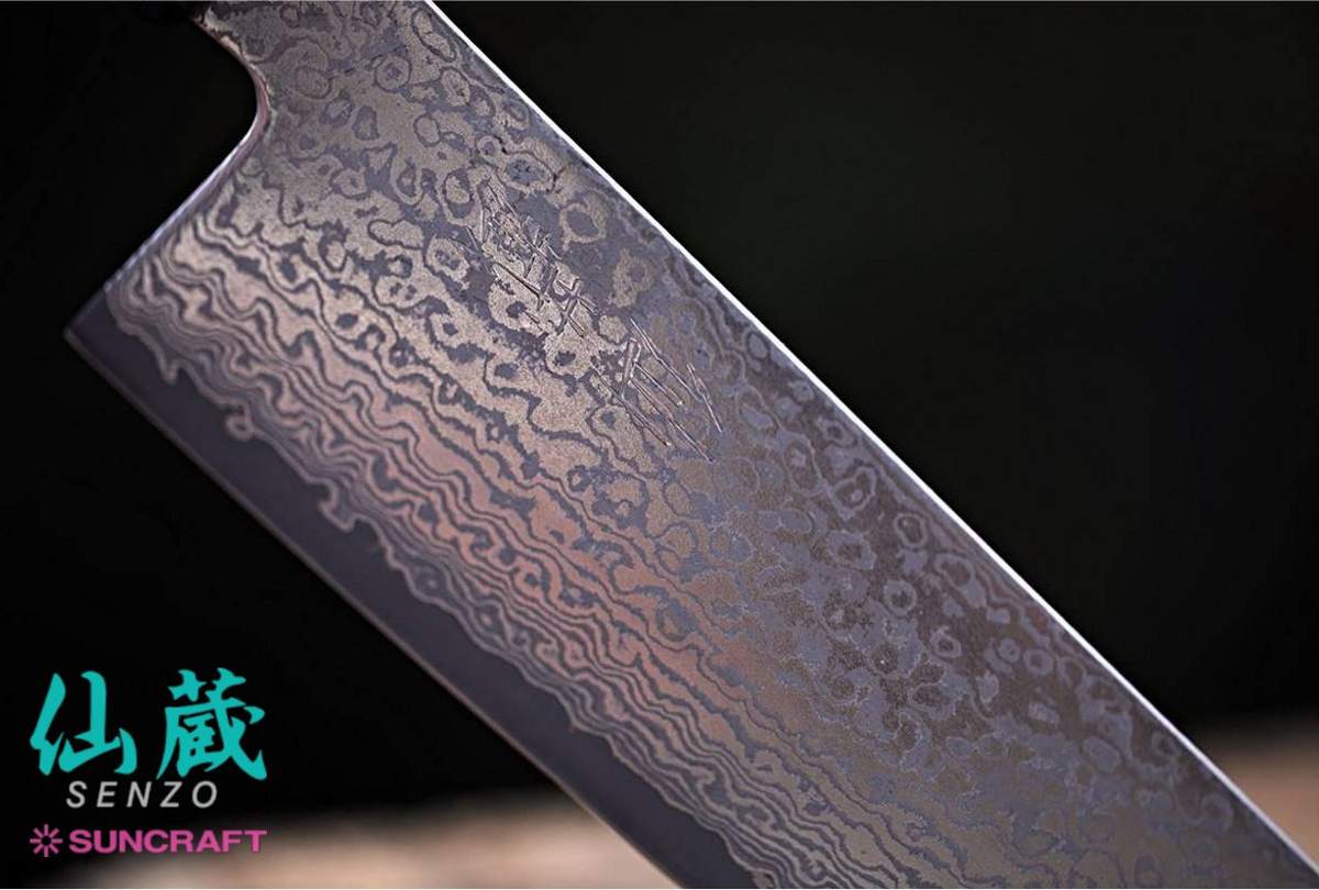 Coltello Bunka Suncraft Senzo Black 20 cm BD-09 - immagine 5