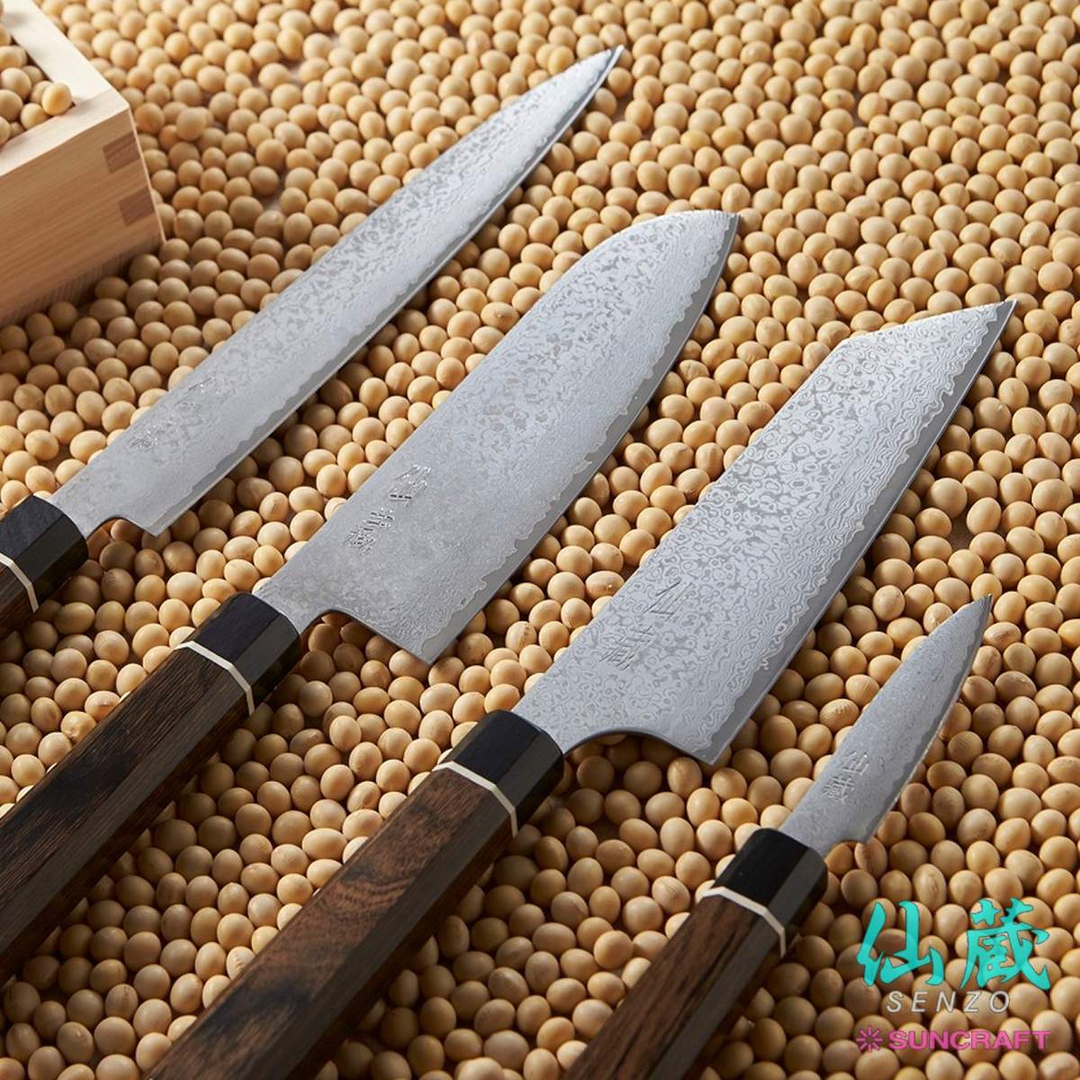 Coltello Bunka Suncraft Senzo Black 20 cm BD-09 - immagine 7