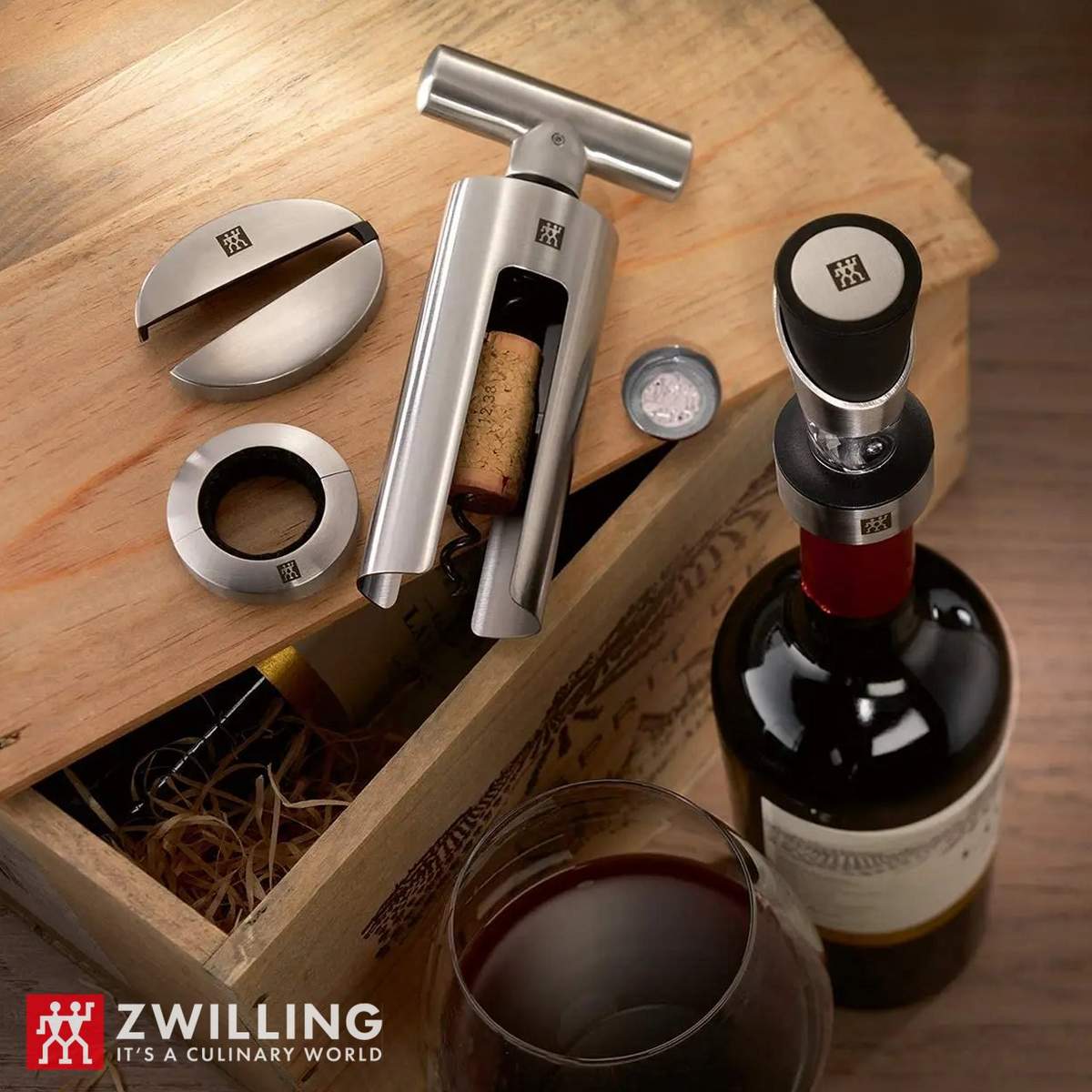 Set da sommelier Zwilling 4 pezzi in acciaio inox 39500-054-0 - immagine 6