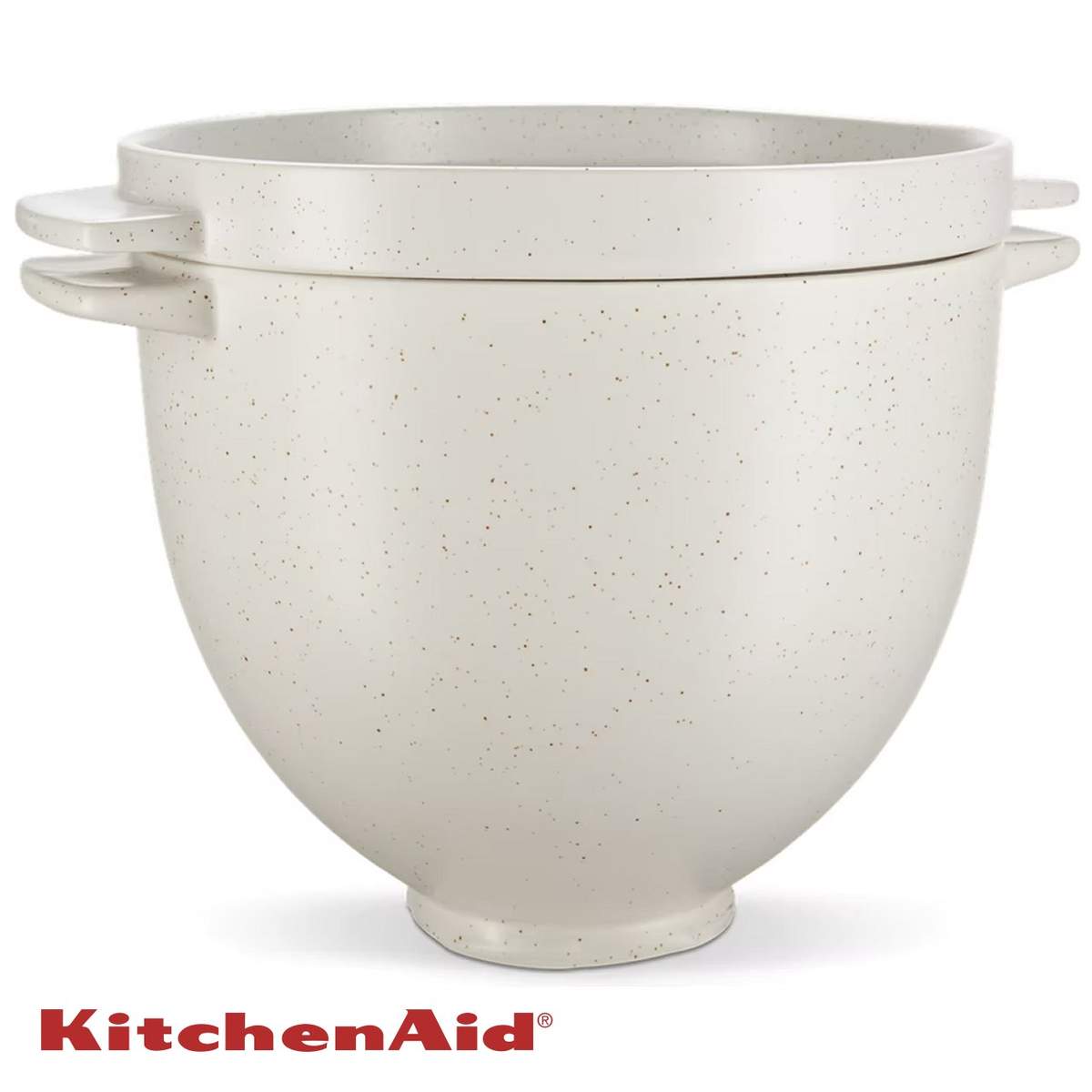Ciotola in ceramica KitchenAid per pane con coperchio 4,7L 5KSM2CB5BGS - immagine 3
