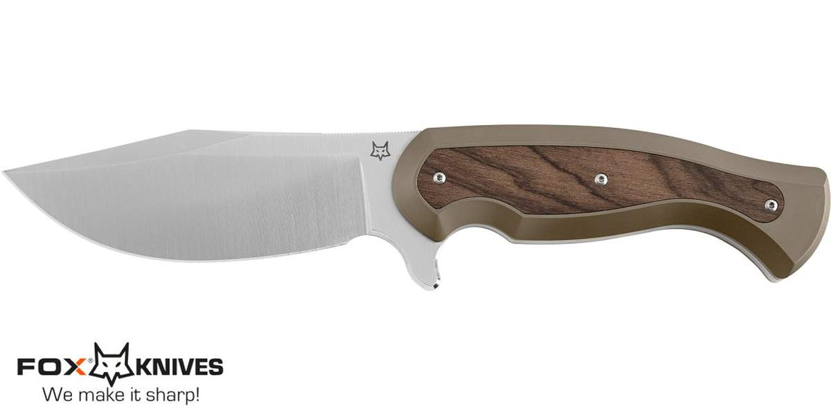 Coltello Fox Eastwood Tiger fisso Titanium Bronze FX-106 TIZW - immagine 3