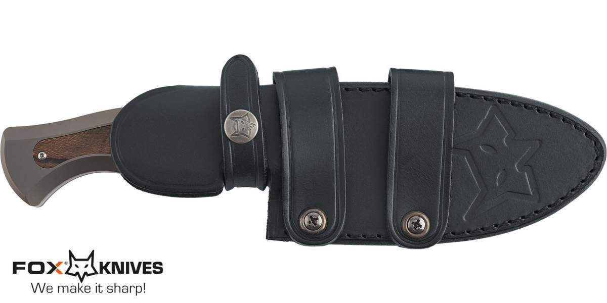 Coltello Fox Eastwood Tiger fisso Titanium Bronze FX-106 TIZW - immagine 4