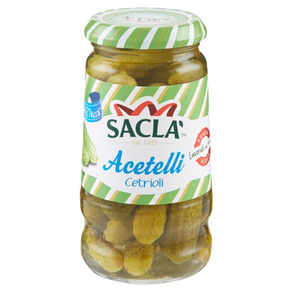 CETRIOLI sotto Aceto Acetelli SACLA’ 290Gr