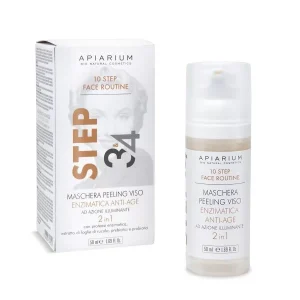 Step 3&4 Maschera Peeling Viso Enzimatica Anti-age Apiarium