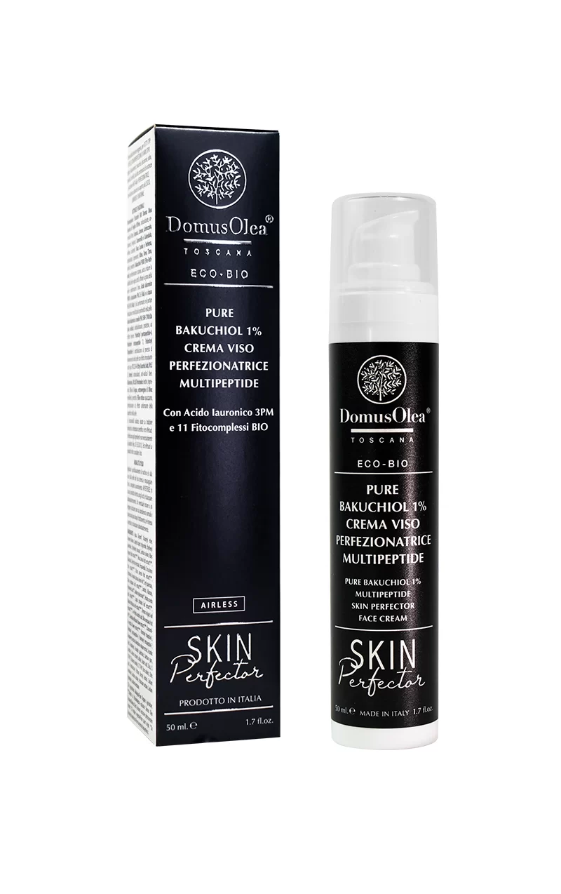 Pure Bakuchiol 1% Crema Viso Perfezionatrice Multipeptide Domus Olea - immagine 2
