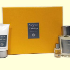 ACQUA DI PARMA COLONIA PURA CONFEZIONE REGALO EDC 100 ML+ SHAMPOO DOCCIA 50 ML+ EDC MINIATURA 5 ML