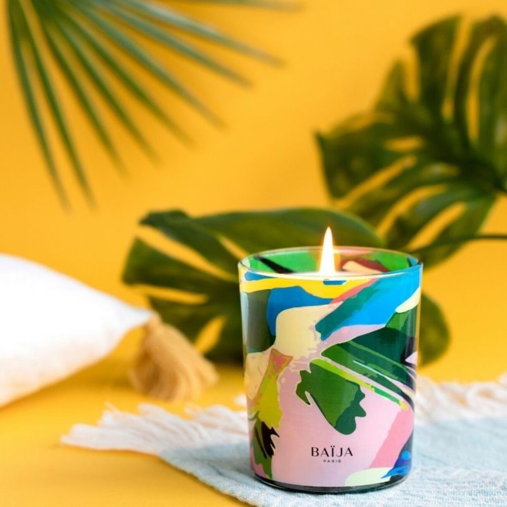 SIESTE TROPICALE CANDELA PROFUMATA CON CERA 100% VEGETALE 180Gr - immagine 3