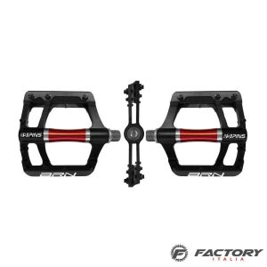 Pedali BRN Flat CNC 9 Pins neri