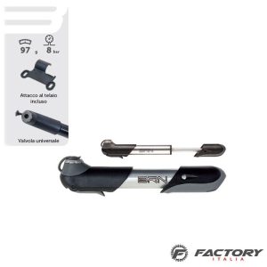 Pompa bici a mano mini in alluminio