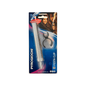 Candela Pirotecnica con Clip per Bottiglia