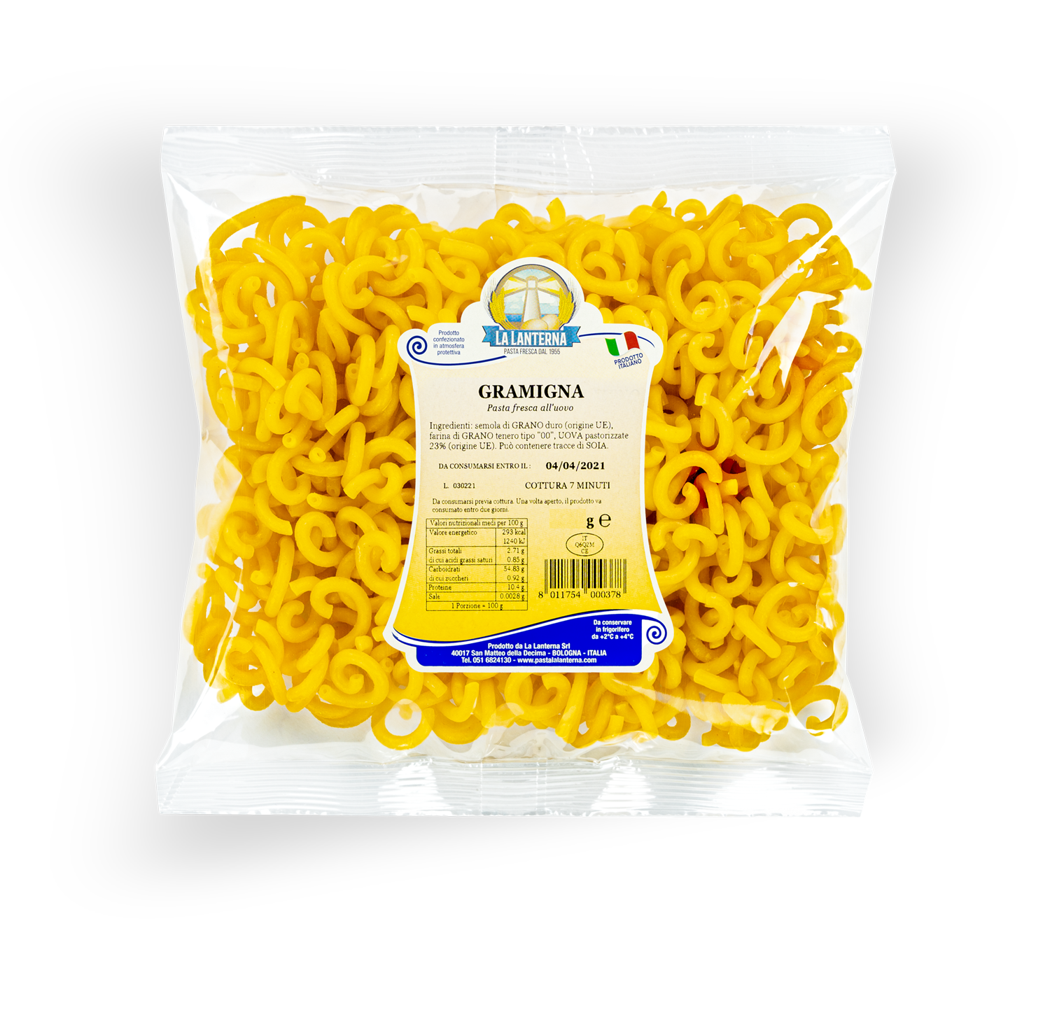 Gramigna Pasta Fresca LA LANTERNA 1Kg - immagine 2