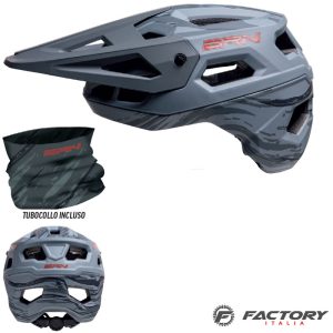 Casco MTB BRN stone grigio