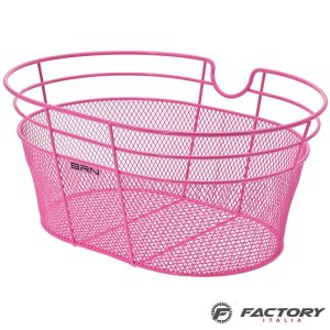Cesto bici anteriore ovale BRN fantasy rosa