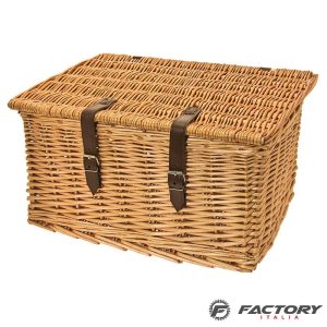 Cesto bici in vimini baule mini BRN naturale