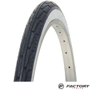 Copertone bici comfort misura 550 A nero-bianco