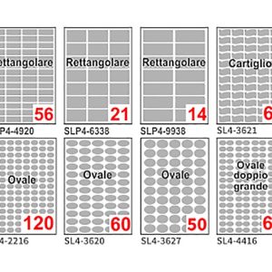 Etichette in Carta Argento Multifunzione con Stampa Laser Inclusa a Colori