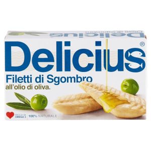 Filetti di Sgombro all’Olio di Oliva DELICIUS 125gr