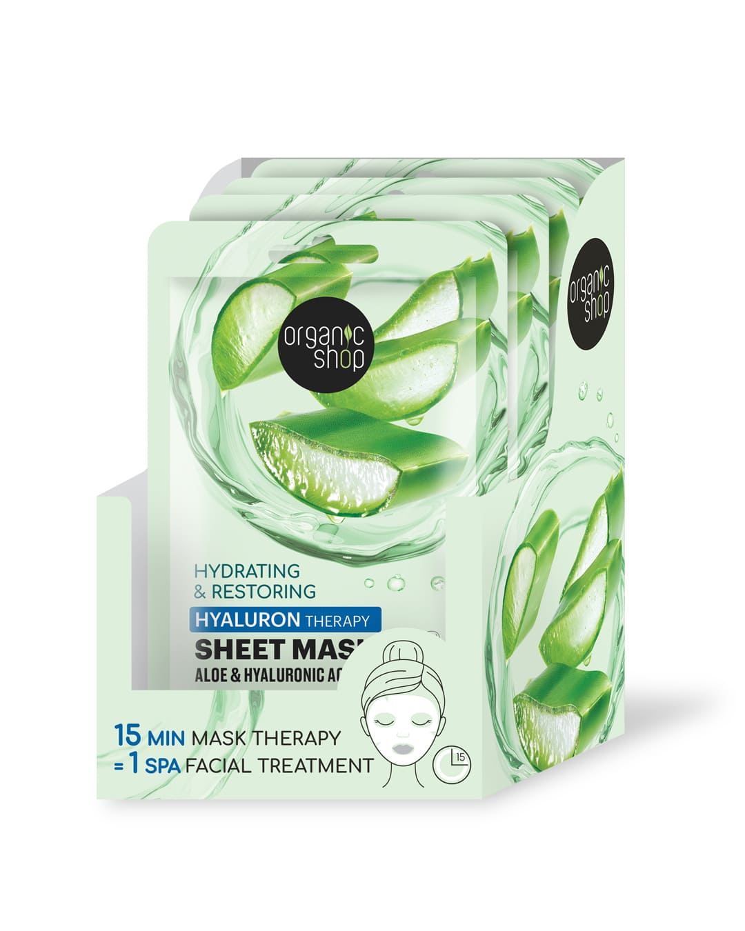 HYALURON THERAPY SHEET MASK organic shop - immagine 2