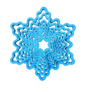 Set Tagliapasta per Albero di Natale di Cristalli di Neve (8 pz)