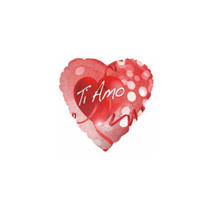 Palloncino Ti Amo Forma Cuore 18” Cm 45