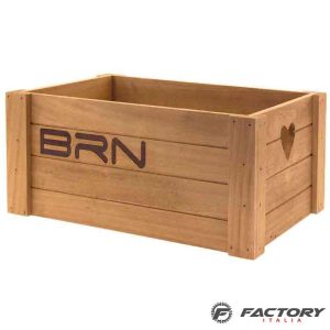 Cesto bici in legno Lovely naturale taglia L
