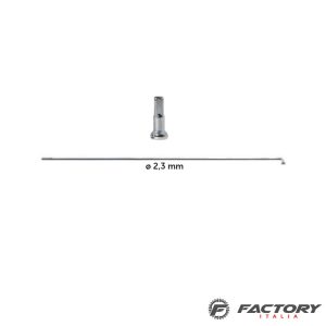 Raggio ruota bicicletta in acciaio 288 x 2.3 mm