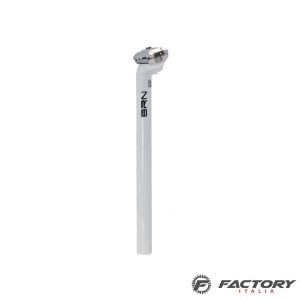 Reggisella bici in alluminio Ø 25.4 mm bianco