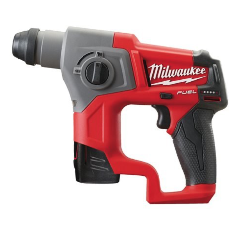 Milwaukee M12CH-602X TASSELLATORE SDS-PLUS FUEL 12V 2 BATT. 6.0Ah + OMAGGIO! - immagine 3