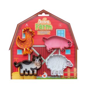 Set Taglia Biscotto – Animali della Fattoria (4 pz)