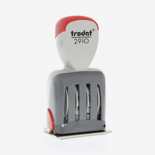 Trodat Classic 2910/P02 Timbro Datario con Data Italiana e piastra di testo personalizzata 51 x 38 mm - immagine 2