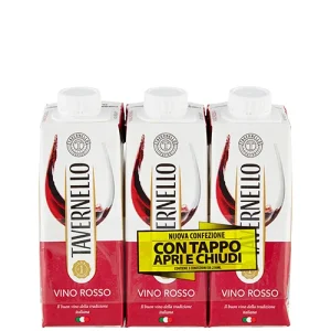 Vino Tavernello Rosso Tris cl 25 Brik  X48