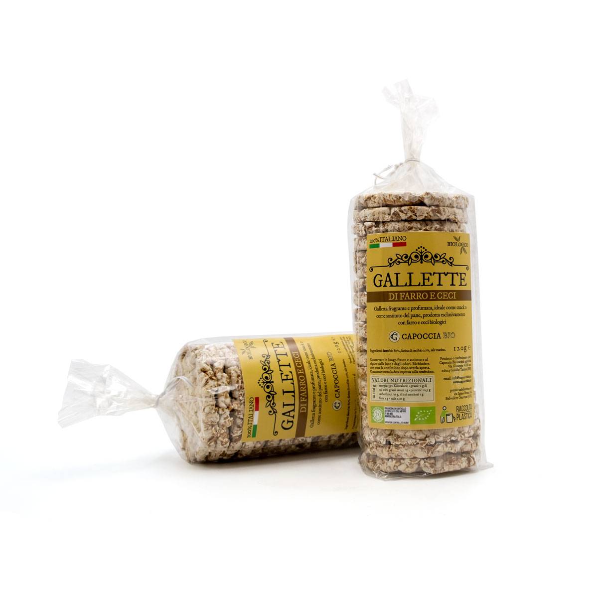 Gallette biologiche di farro e ceci - immagine 2